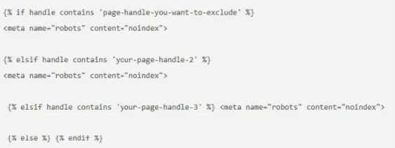 Image of Hide mulitple pages from shopify robots.txt