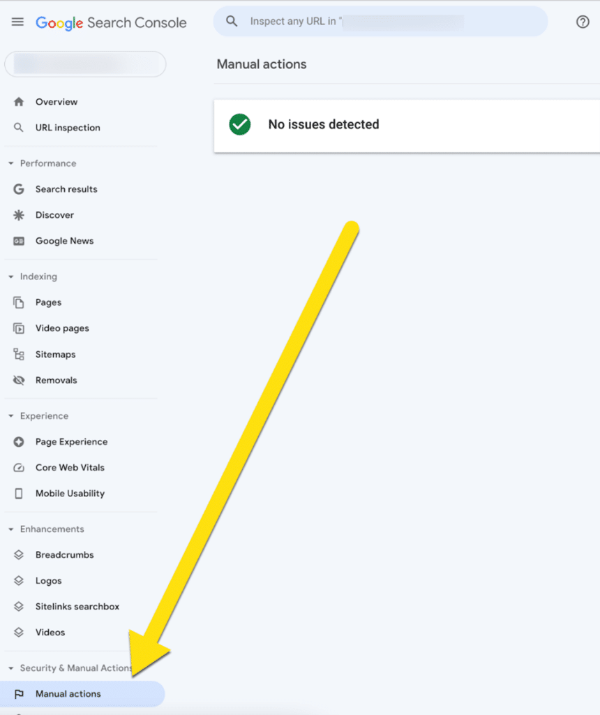 Image of google search console 2023